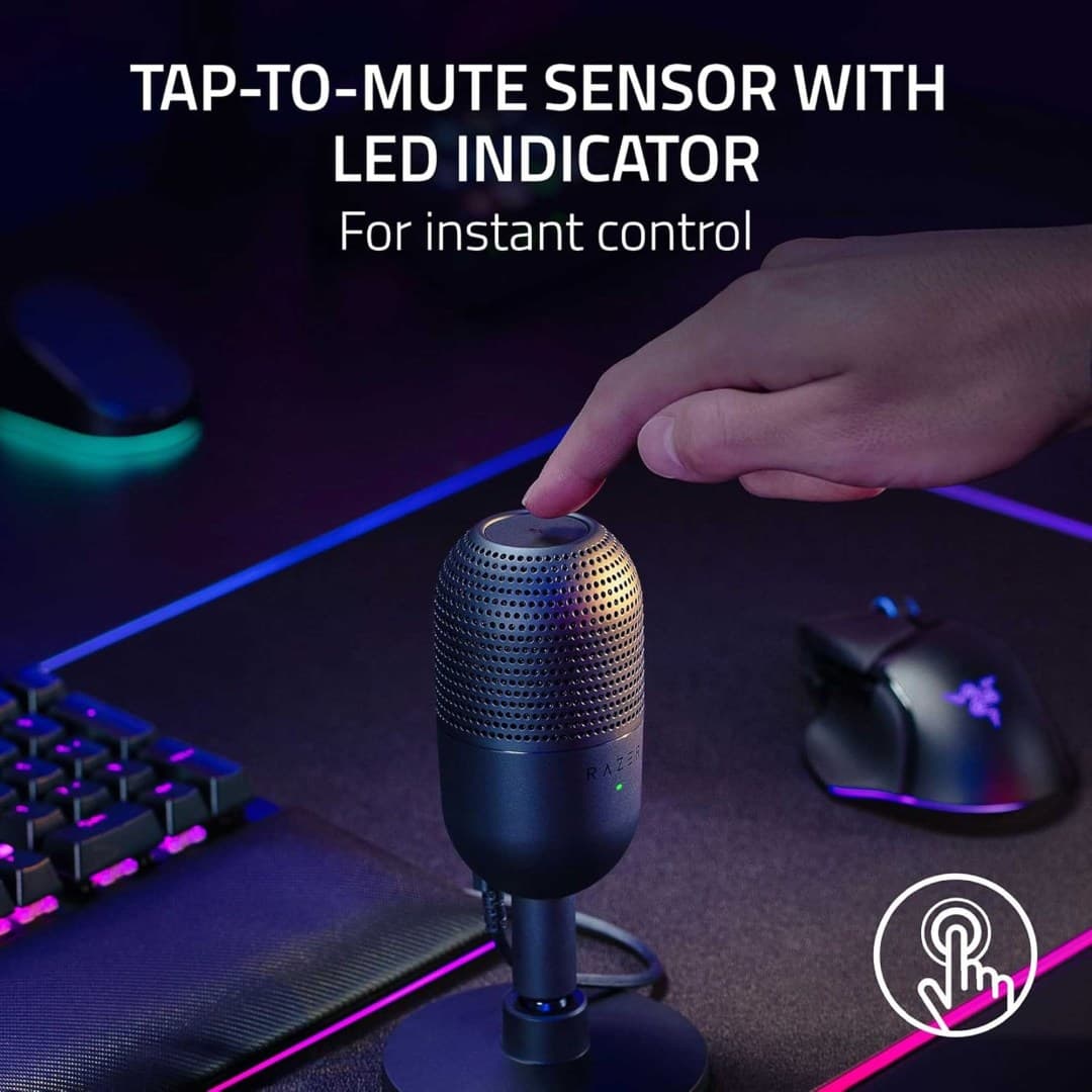 میکروفون کندانسر ریزر مدل Seiren V3 Mini — تصویر ۶