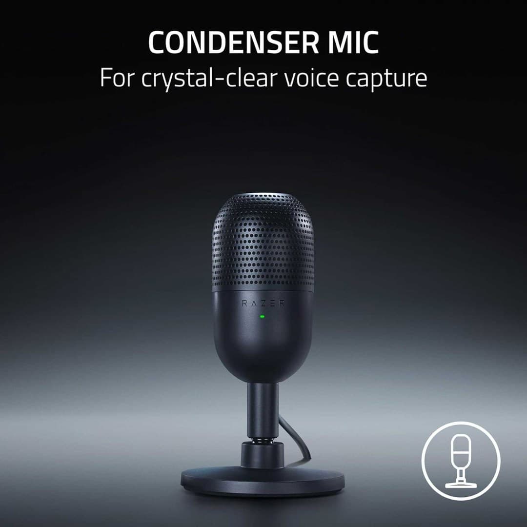 میکروفون کندانسر ریزر مدل Seiren V3 Mini — تصویر ۵