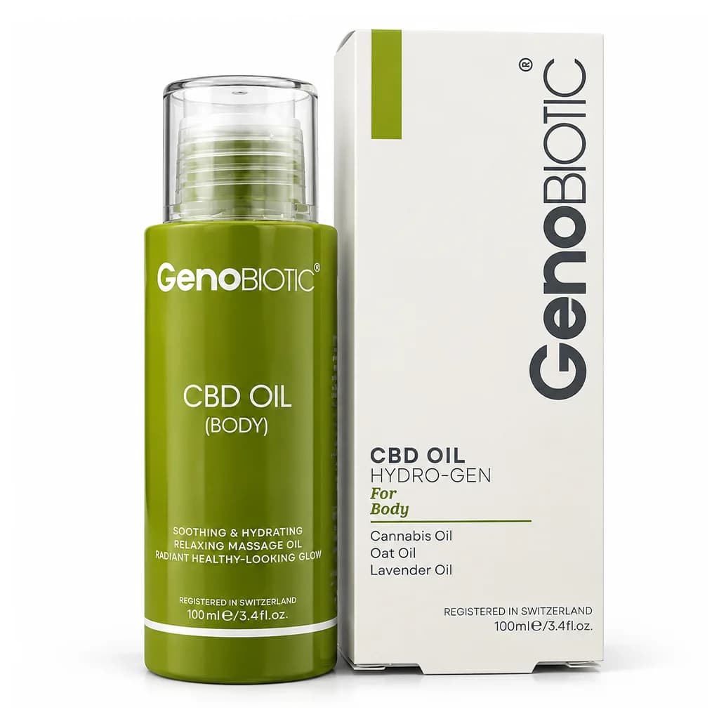 روغن رطوبت رسان بدن ژنوبایوتیک Geno Biotic حجم 100 میلی لیتر — تصویر ۲