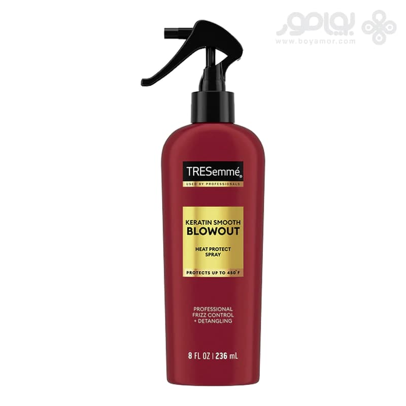 اسپری محافظ حرارت ترزمه KERATIN SMOOTH BLOWOUT حجم 236 میل — تصویر ۲