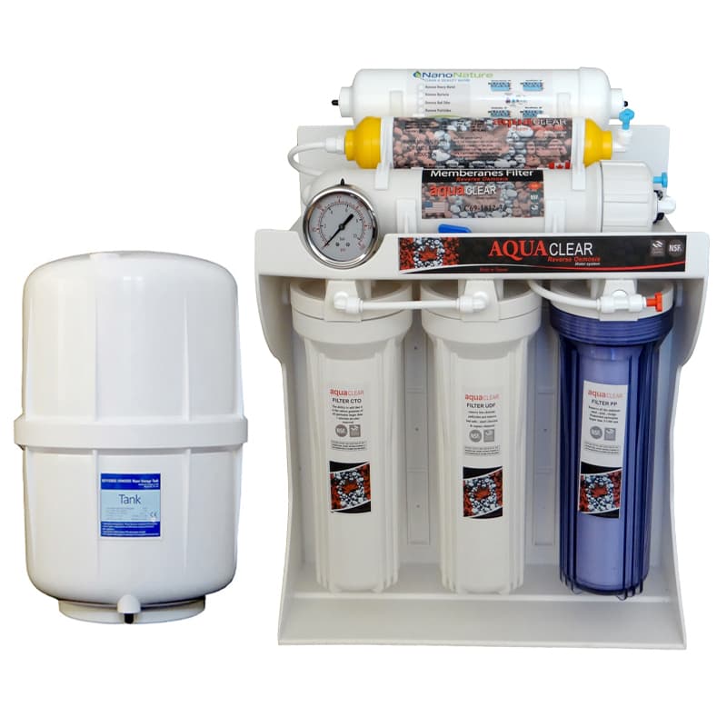 تصفیه آب ۷ مرحله ای آکوا کلر مجهز به نانو گیاهی با روش اسمز معکوس مدل RO NATURE2800