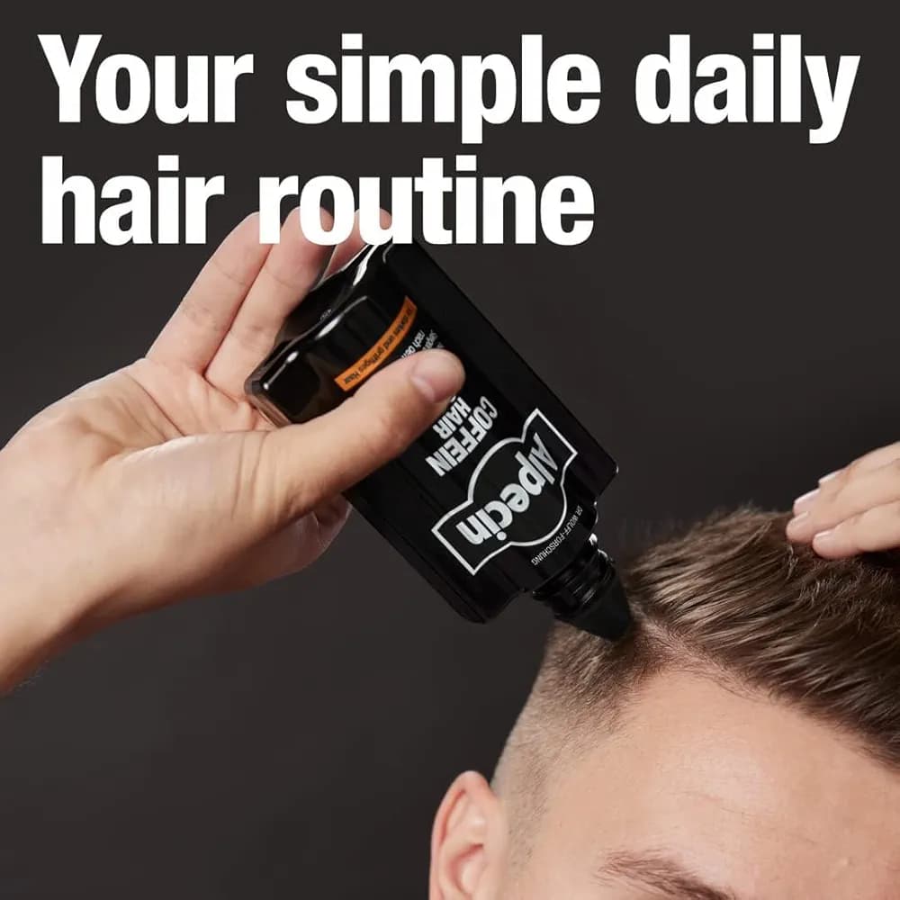 تونیک لیکوئید ضد ریزش و تقویت کننده ریشه مو آلپسین مدل Coffein Hair Booster حجم 200 میلی لیتر — تصویر ۴