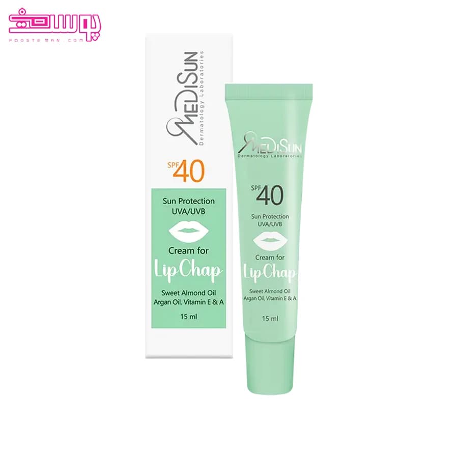 بالم لب ضد آفتاب مدیسان دارای SPF40 حجم 15ml — تصویر ۲