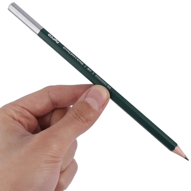 مداد مشکی پاپکو بسته 12 عددی پاپکو کد PS-16 — تصویر ۲