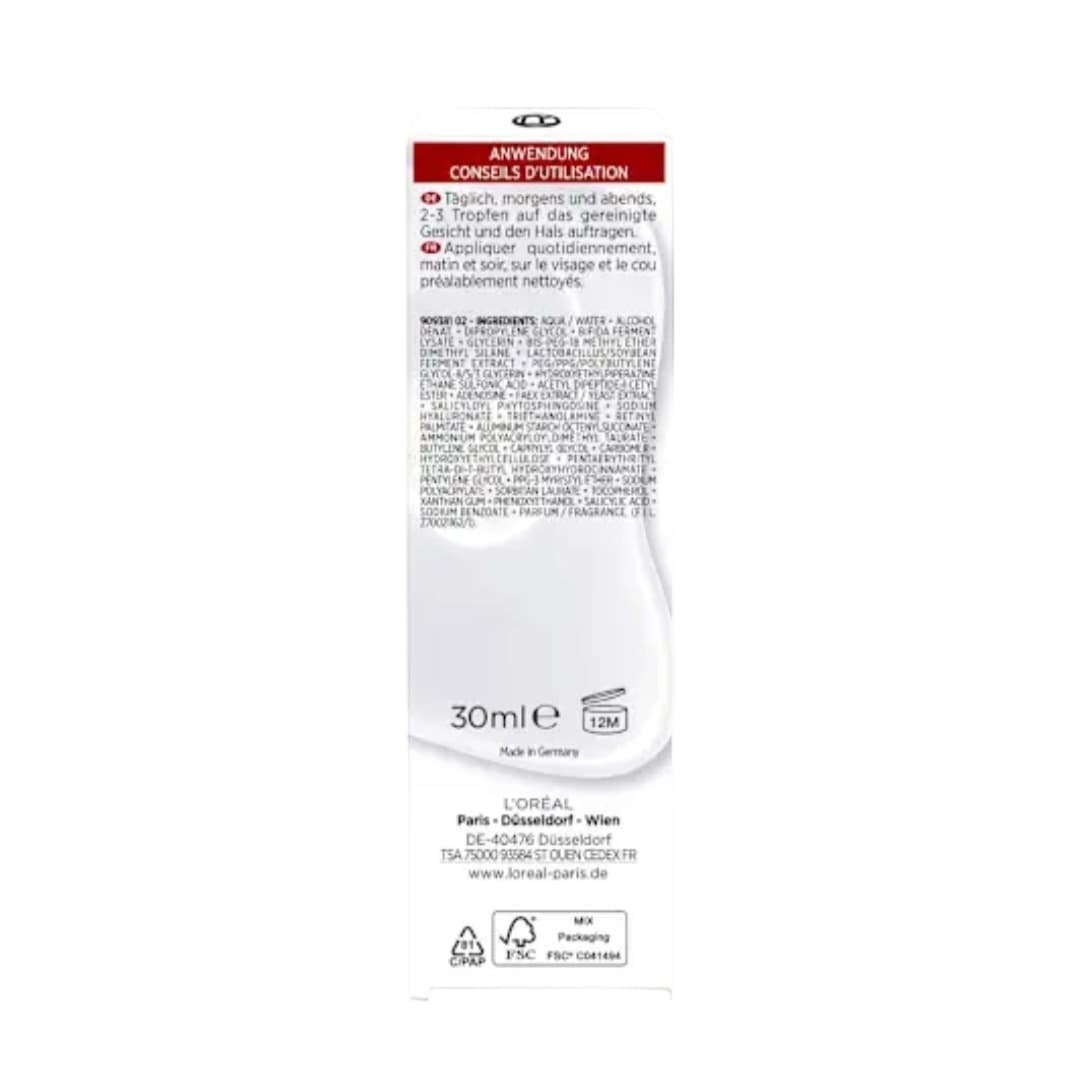 سرم ضد چروک و جوانساز آلاستین پپتید رویتالیفت Revitalift Elasti-Peptide 30ml سنین +40 — تصویر ۵