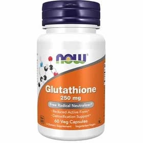 قرص روشن کننده گلوتاتیون 250 میلی‌گرم ناو 60 عددی | NOW Glutathione 250 mg