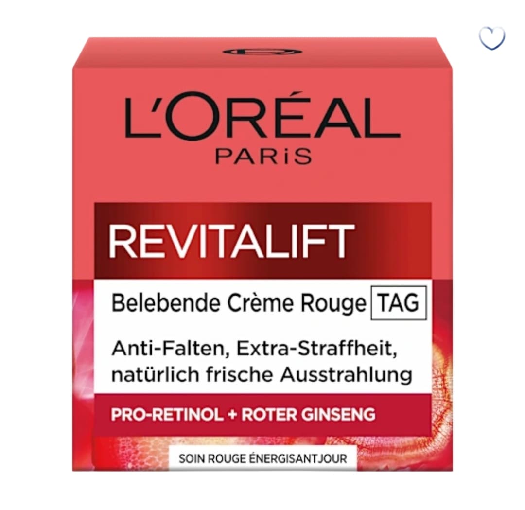 کرم روز ضد چروک رویتالیفت لورال Revitalift Crème Rouge میلی لیتر سنین +40