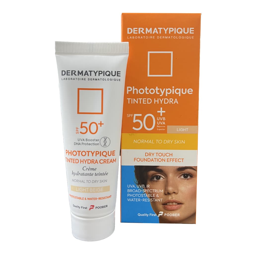 کرم ضد آفتاب درماتیپیک رنگی SPF50 مناسب پوست خشک 50 میلی لیتر – رنگ روشن