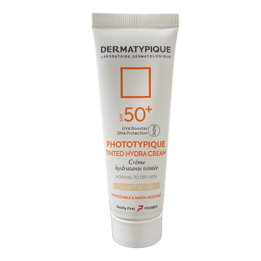 کرم ضد آفتاب درماتیپیک رنگی SPF50 مناسب پوست خشک 50 میلی لیتر – رنگ روشن — تصویر ۲
