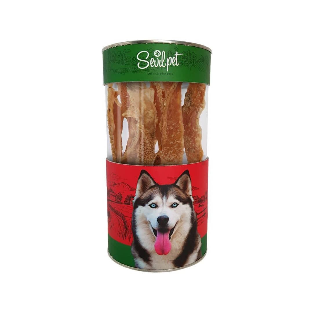 تشویقی سگ سویل سیرابی گاو 100 گرم SevilPet Beef Tripe Dog Treat
