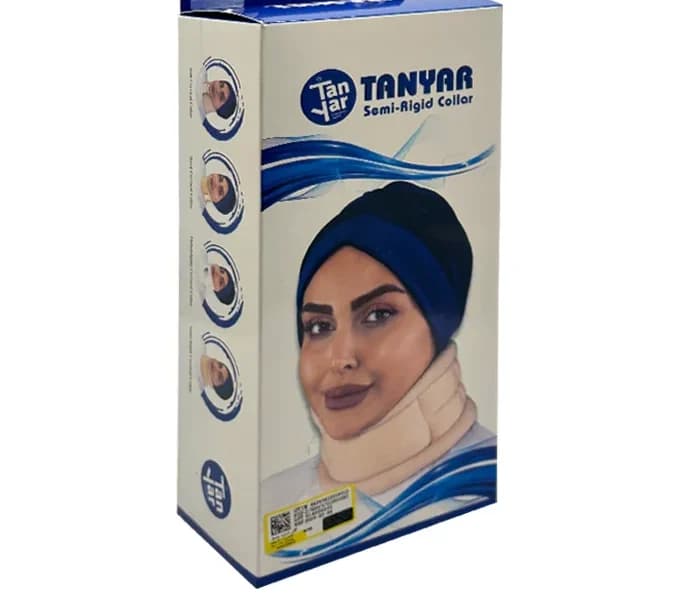 گردن بند طبی نیمه سخت تن یار — تصویر ۵