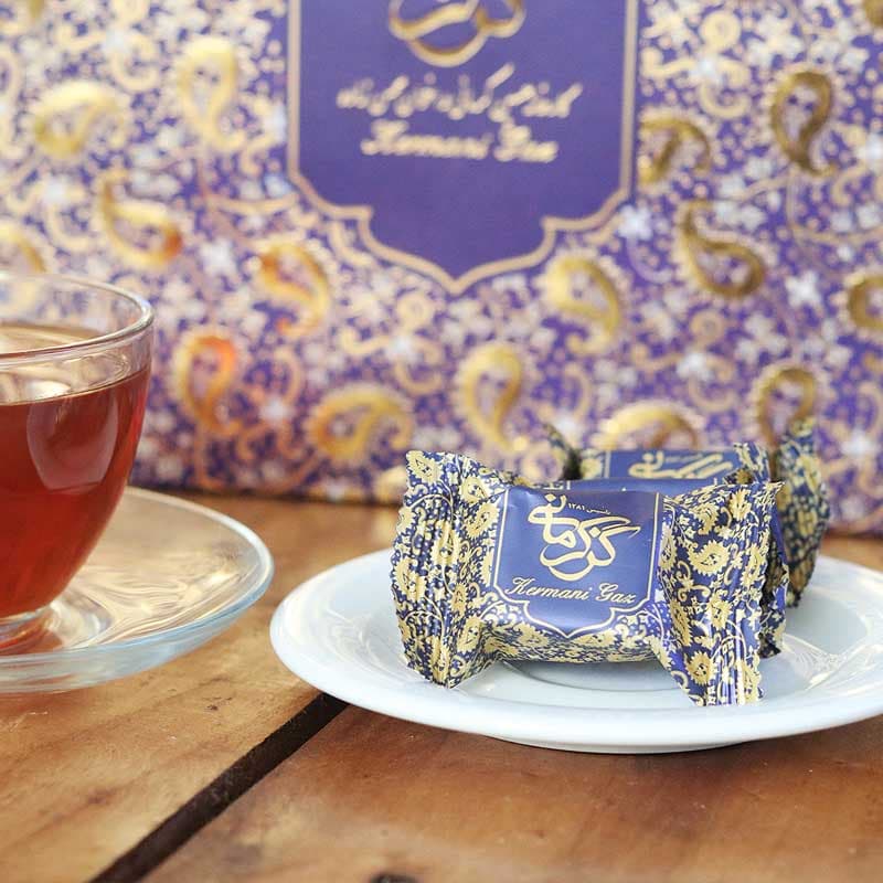 گز 28% مخلوط پسته و بادام کرمانی