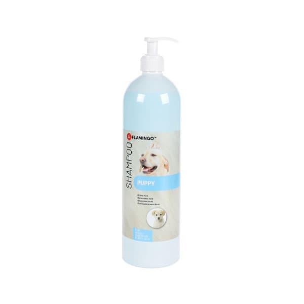 شامپو فلامینگو مخصوص توله سگ ۱ لیتر Flamingo Puppy Dog Shampoo