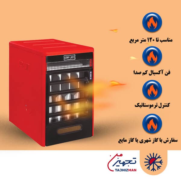 هیتر گازی ایران هیتر مدل IR – 620 — تصویر ۲