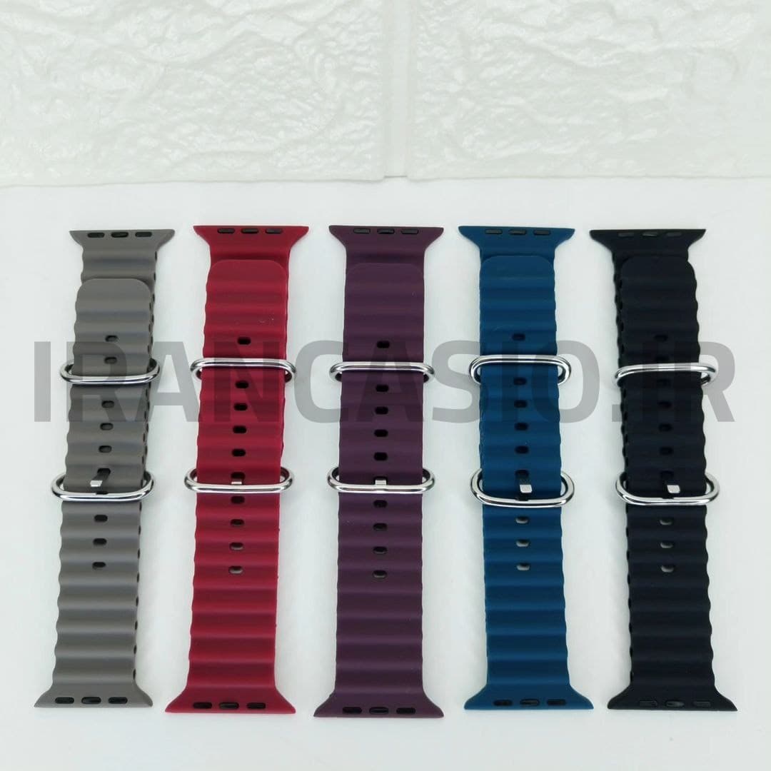 بند سیلیکونی ساعت های هوشمند مدل اوشن