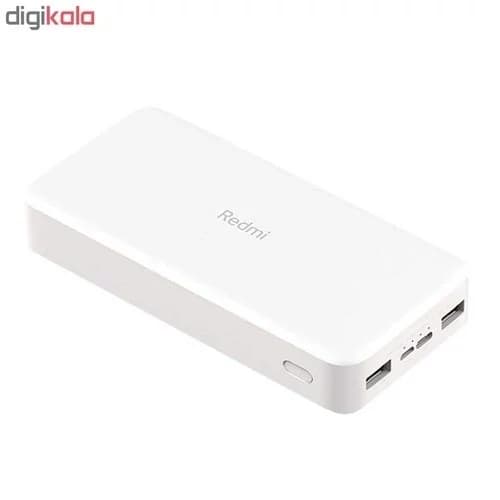 پاوربانک شیائومی اصل مدل Redmi ظرفیت 20000 میلی آمپرساعت به همراه کابل تبدیل microUSB