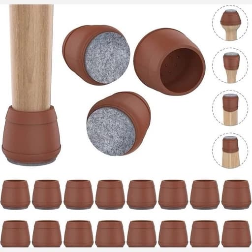 محافظ پارکت و صداگیر سیلیکونی پایه مبل و صندلی 4 عددی — تصویر ۵