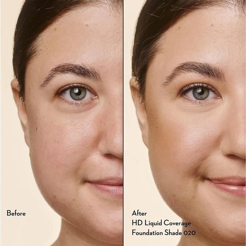 کرم پودر کاتریس Rose Beige سری HD مدل Liquid Coverage شماره 20 حجم 30ml — تصویر ۱۱