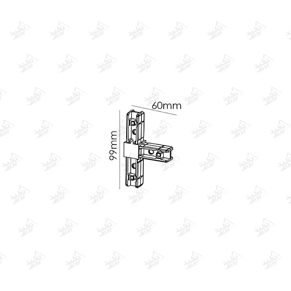 کرنر جوینت سه سر تخت شلفینگ سیستم فانتونی I236 — تصویر ۳