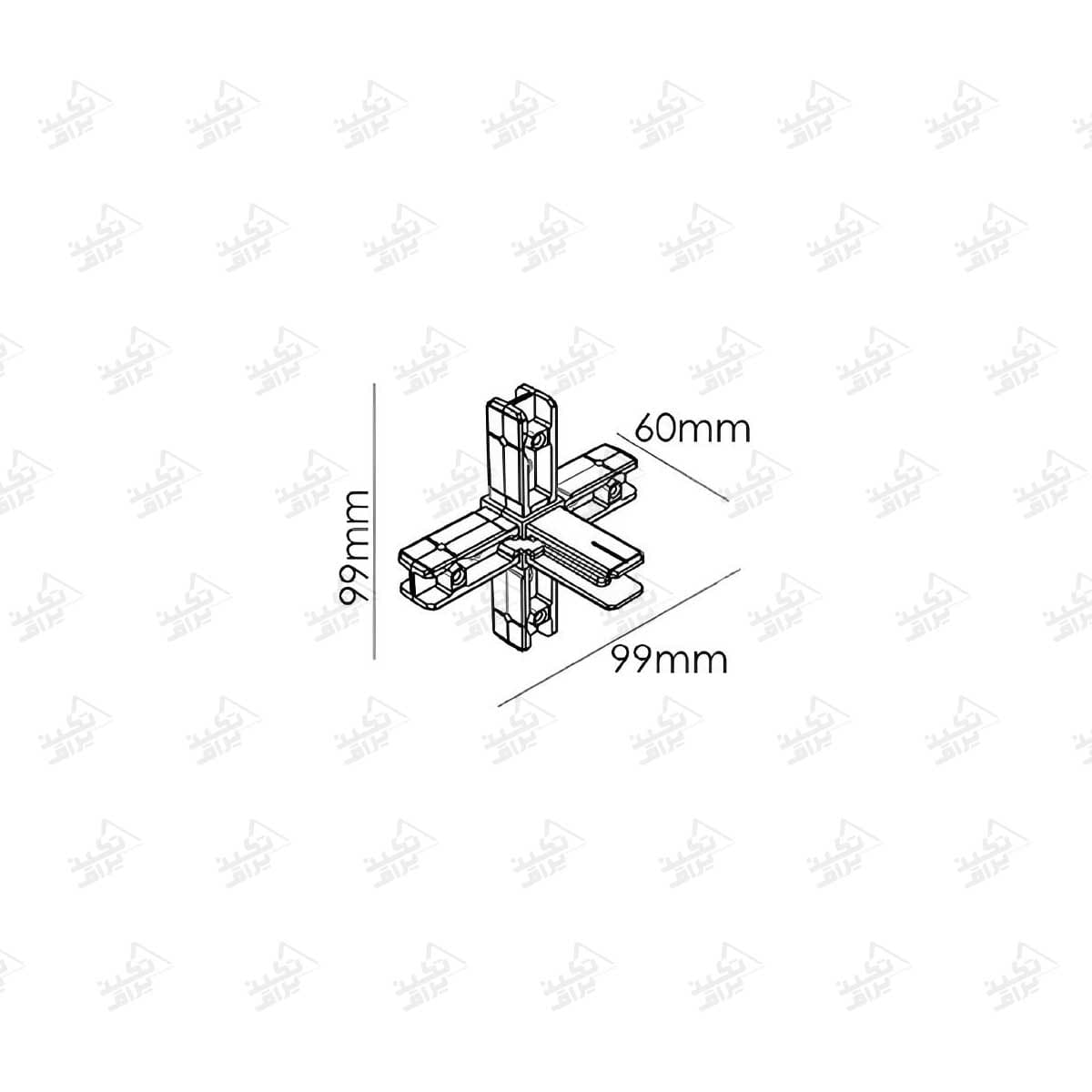 کرنر جوینت پنج سر شلفینگ سیستم فانتونی I235 — تصویر ۳