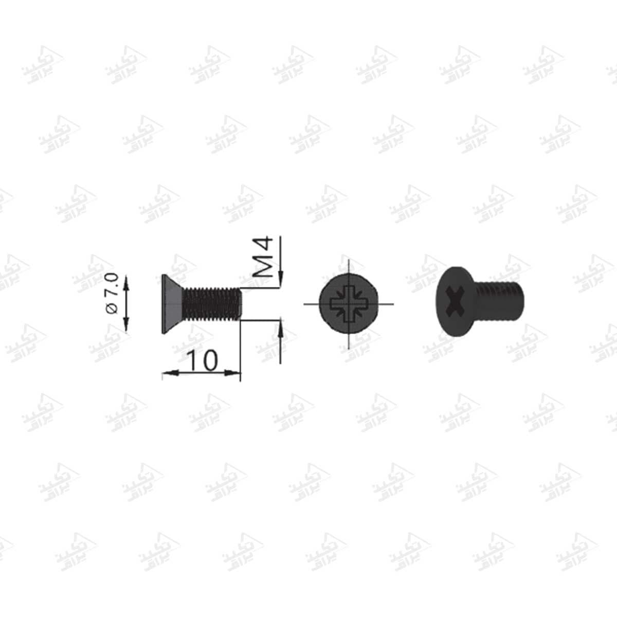 پیچ اتصال کرنر جوینت کانادین فانتونی I294 هر عدد