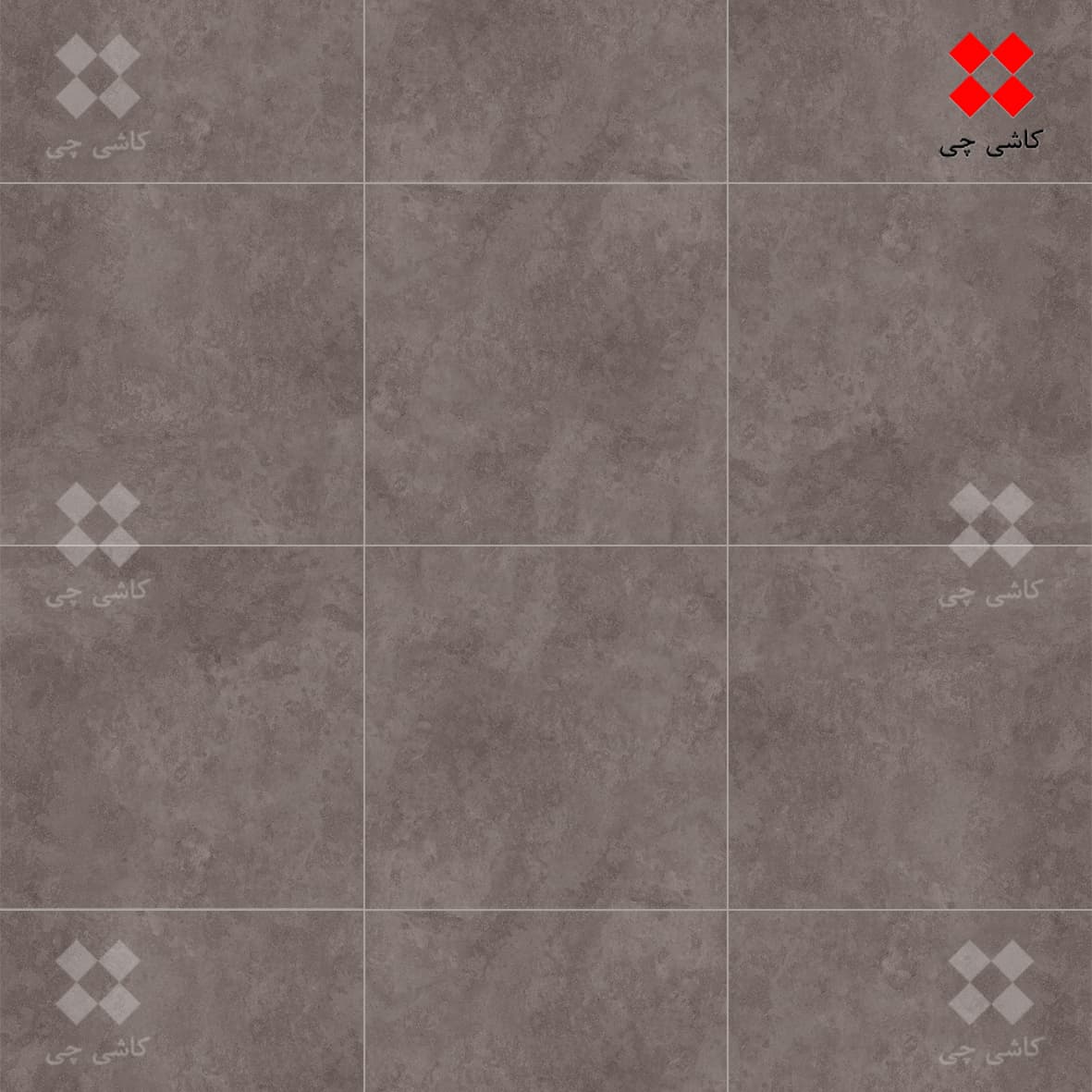 سامانتا طوسی تیره 80×80 مات پرسلان درجه 2