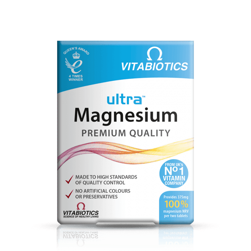 قرص الترا منیزیم سیترات Vitabiotics Ultra Magnesium ویتابیوتیکس (60 عددی)