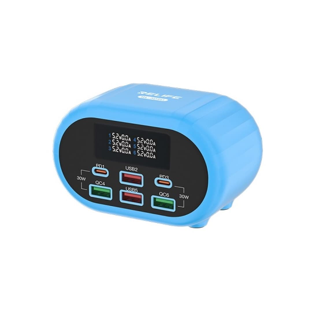 شارژر رومیزی 6 پورت ریلایف Relife RL-309U