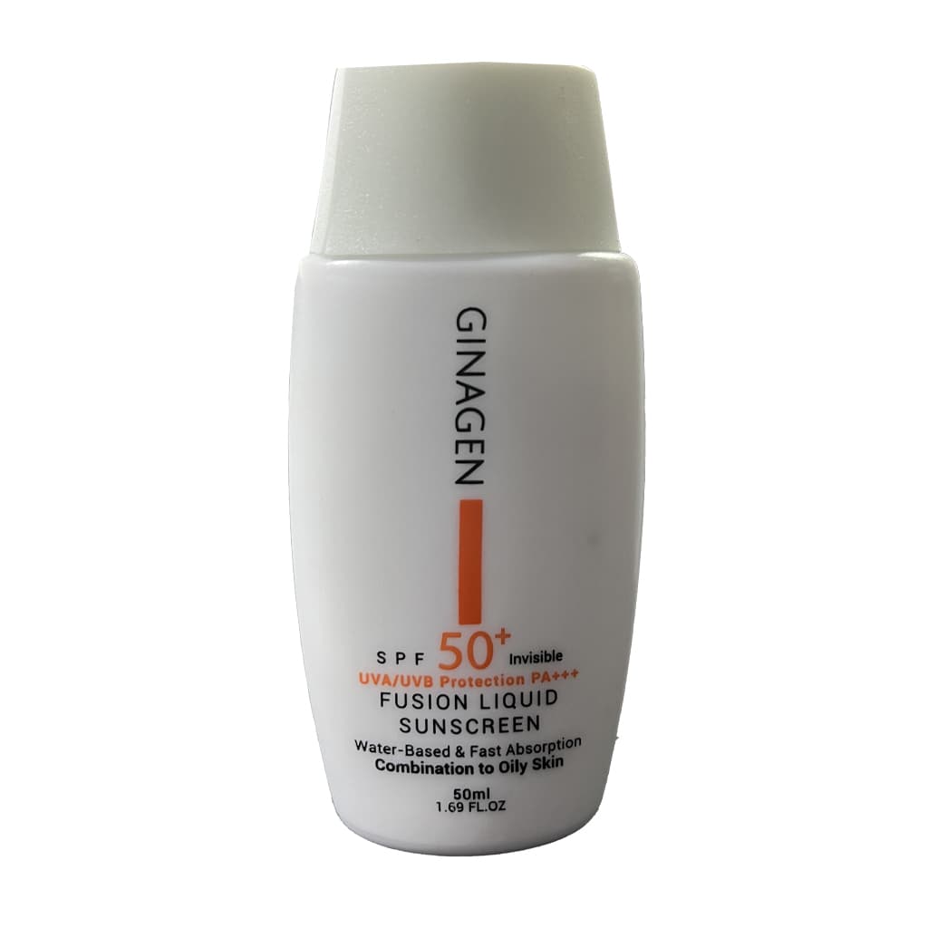 کرم ضدآفتاب بی‌رنگ ژیناژن +SPF50 مناسب پوست‌های چرب تا مختلط 50 میلی‌لیتر — تصویر ۲