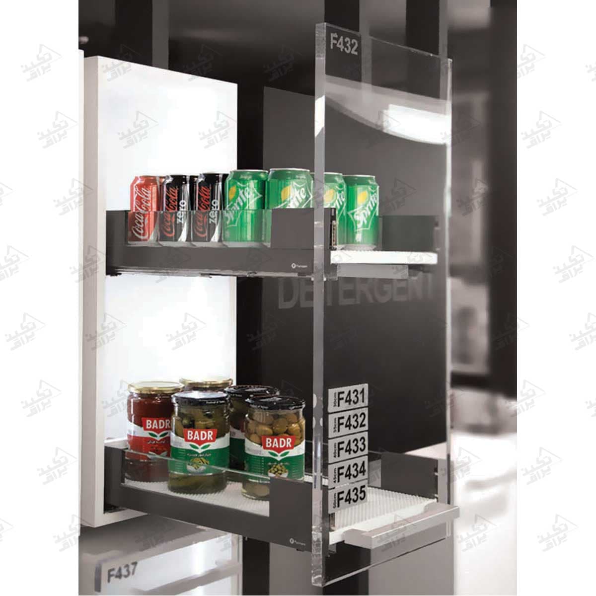 سوپر لردر زیر صفحه اسلیم بدنه شیشه دو طبقه فانتونی مدل F431~F435
