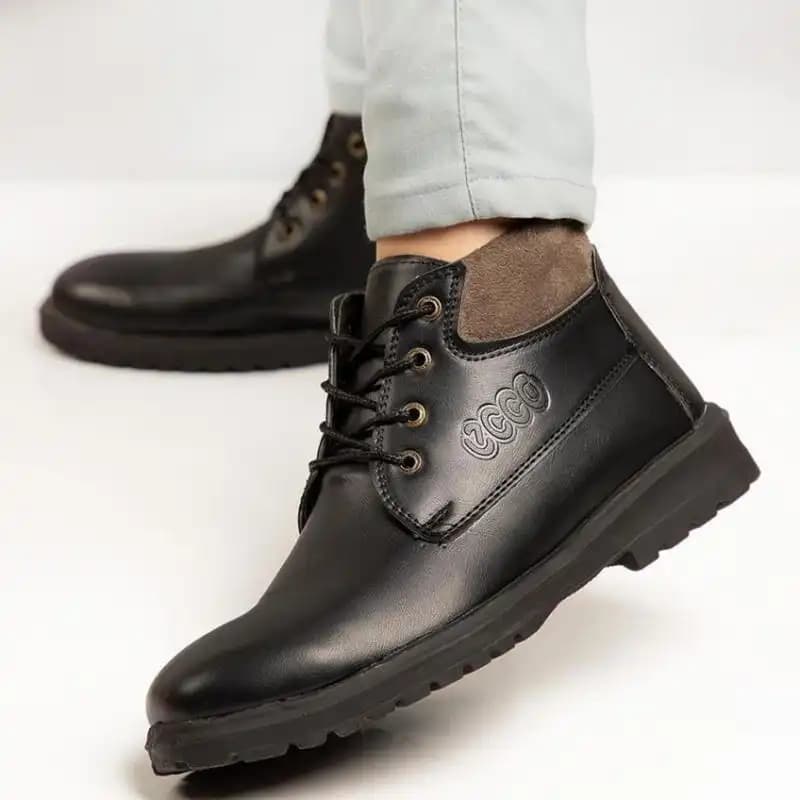 کفش نیم بوت مردانه Ecco مدل Black — تصویر ۲