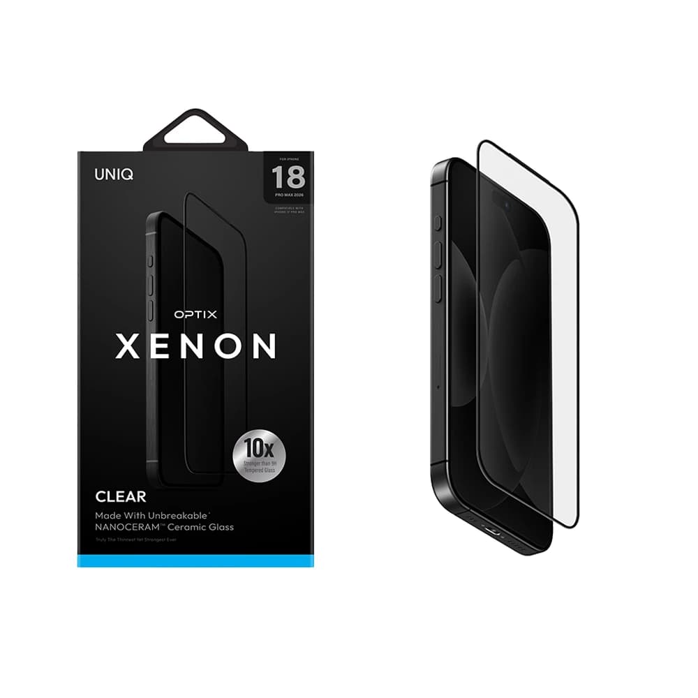 گلس آیفون 18 پرومکس یونیک UNIQ Optix Xenon Clear — تصویر ۵