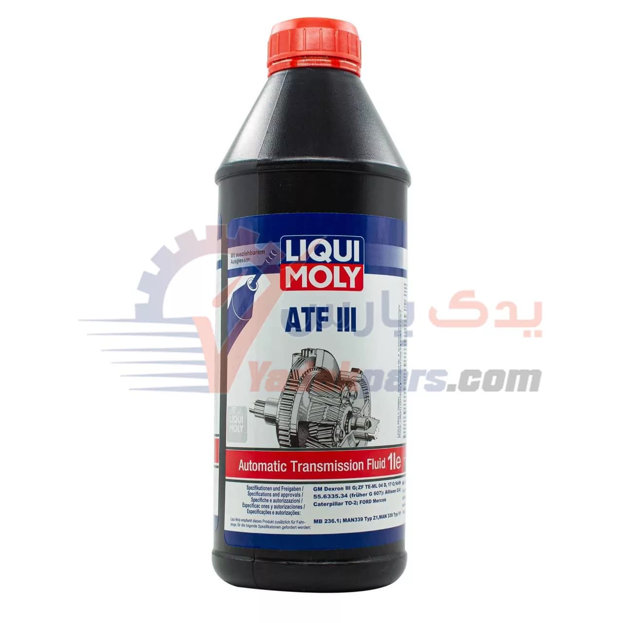 روغن فرمان هیدرولیک لیکومولی ATF سه خط (1 لیتری)