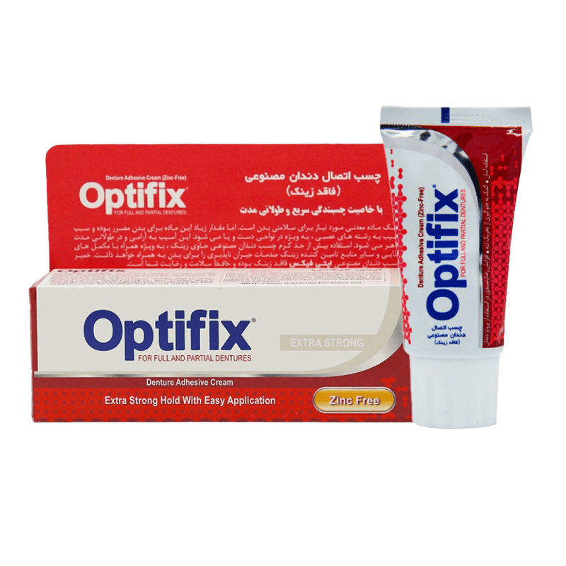 چسب اتصال دندان مصنوعی اپتی فیکس