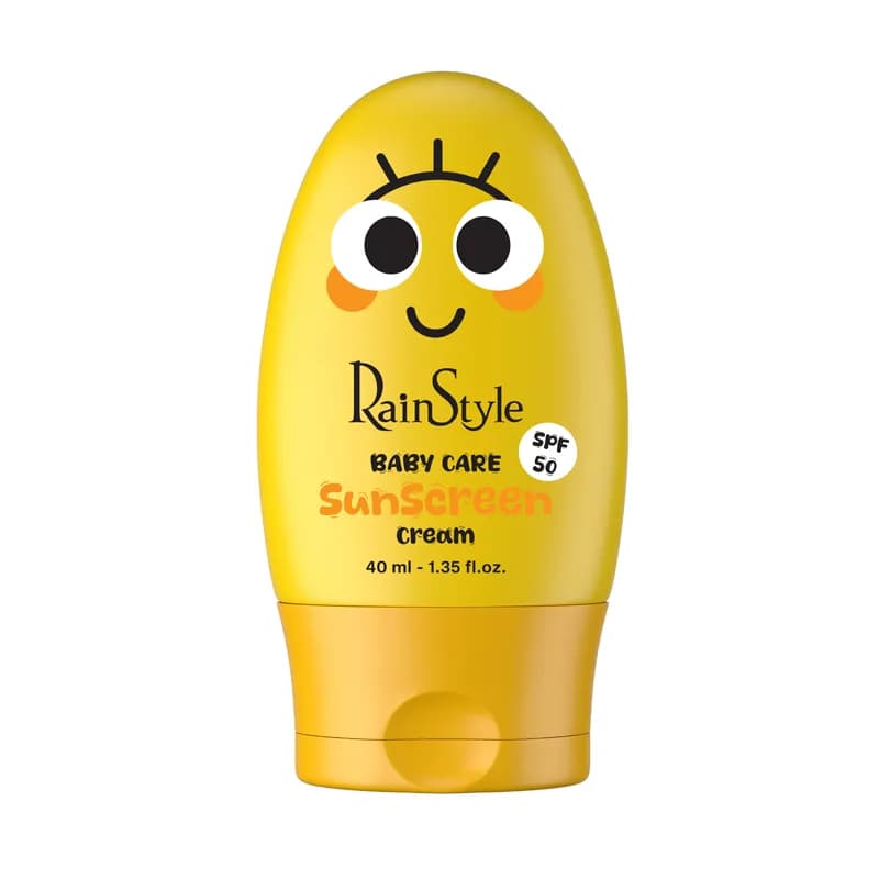 کرم ضد آفتاب بی رنگ کودک رین استایل مدل SPF50 حجم 40 میلی لیتر