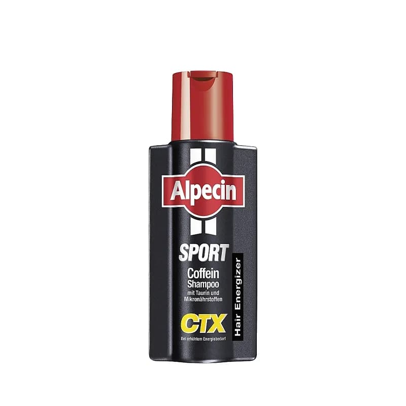شامپو تقویت کننده کافئین ضد ریزش اسپرت ctx آلپسین