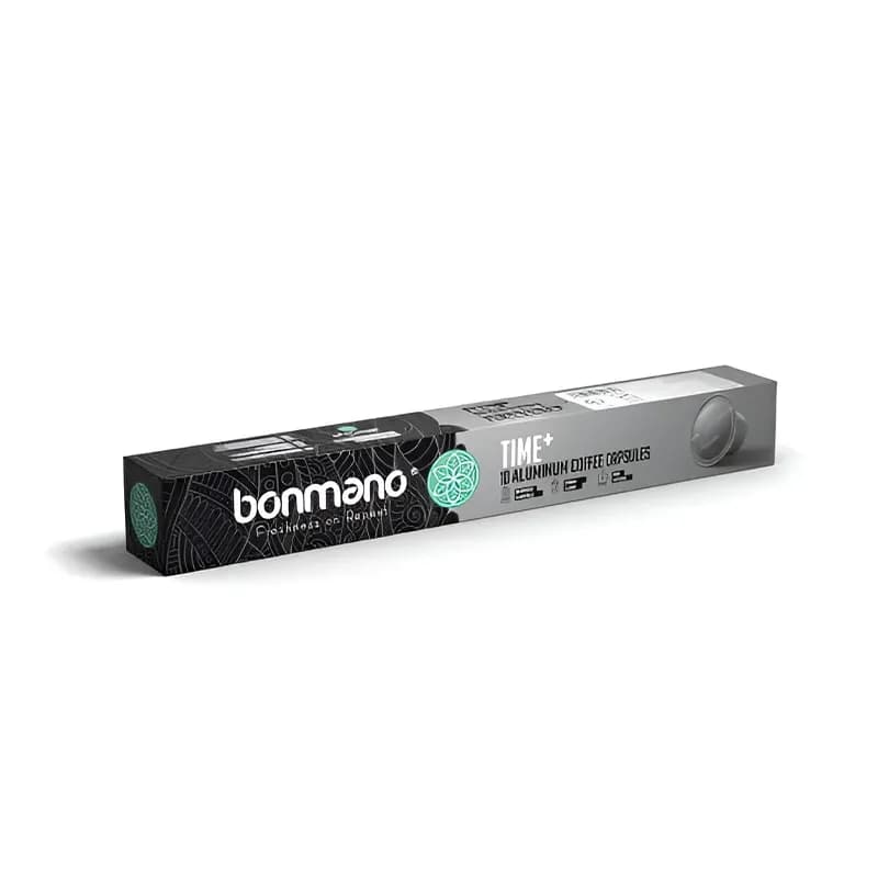 کپسول قهوه اسپرسو تایم پلاس (+TIME) بن مانو بسته 10 عددی