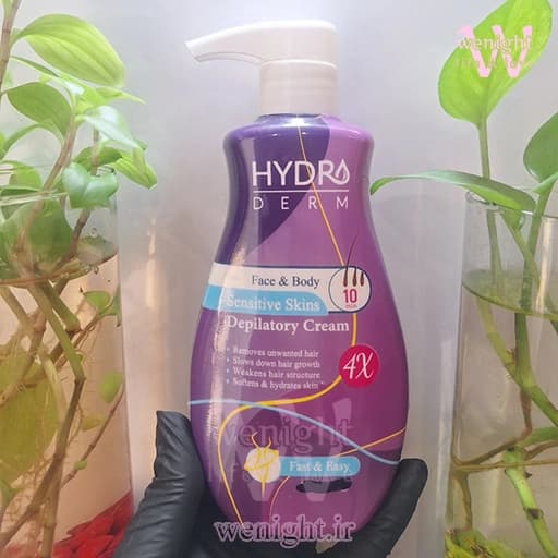 کرم موبر صورت و بدن بانوان هیدرودرم پوست حساس مدل Depilatory حجم 330 میل — تصویر ۲
