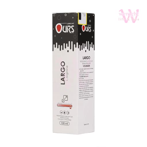 ژل روان کننده و حجم دهنده لارگو اورس largo Ours حجم 100 میل — تصویر ۳