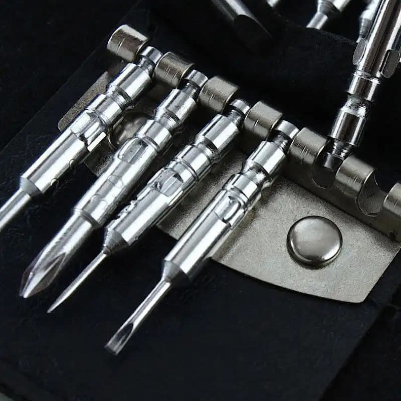 کیف پیچ گوشتی پروفشنال مگنتی 24in1 مدل چرمی کد756 — تصویر ۶