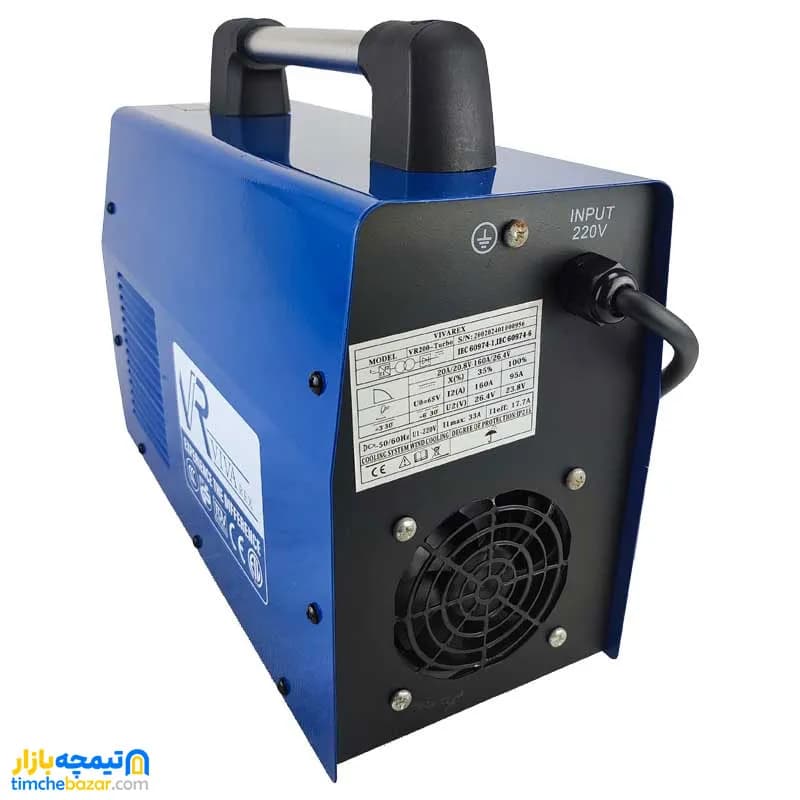 اینورتر جوشکاری ویوارکس مدل VR200-TURBO ظرفیت ۲۰۰ آمپر — تصویر ۳