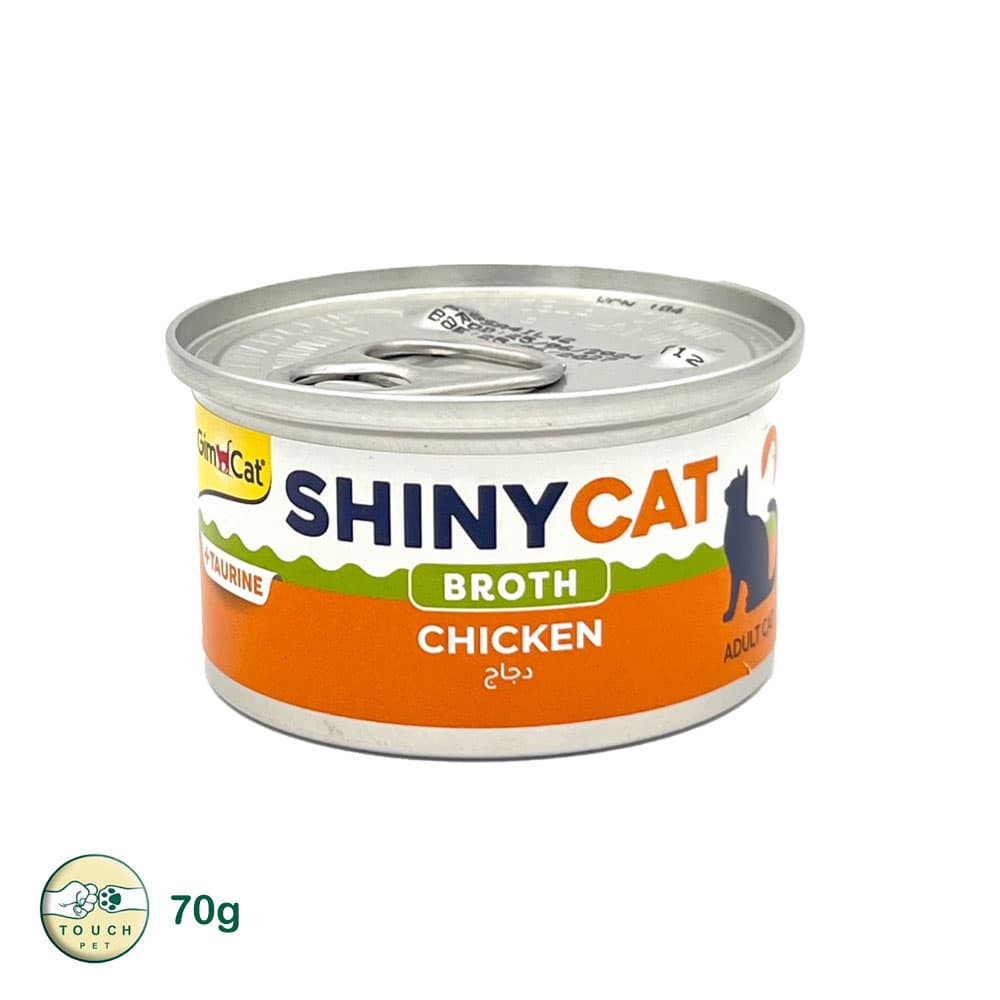 کنسرو گربه‌ جیم‌ کت GimCat مدل ShinyCat در سس طعم مرغ ۷۰ گرم