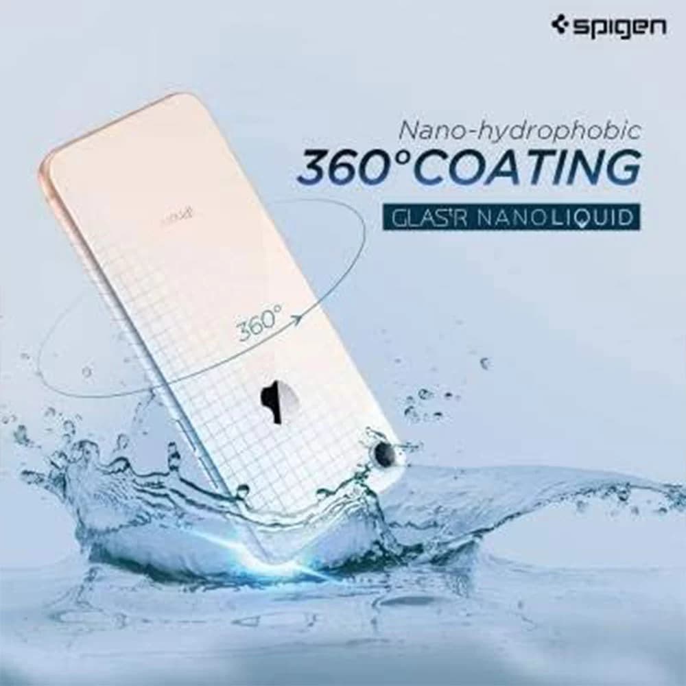 محافظ صفحه نمایش نانو مایع Spigen Glas.tr — تصویر ۲