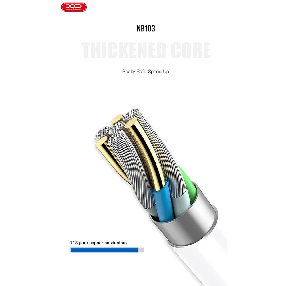 کابل شارژ ۳ در ۱ XO NB103 3 In 1 Charging Cable (Micro, Type-C Lightning) — تصویر ۹