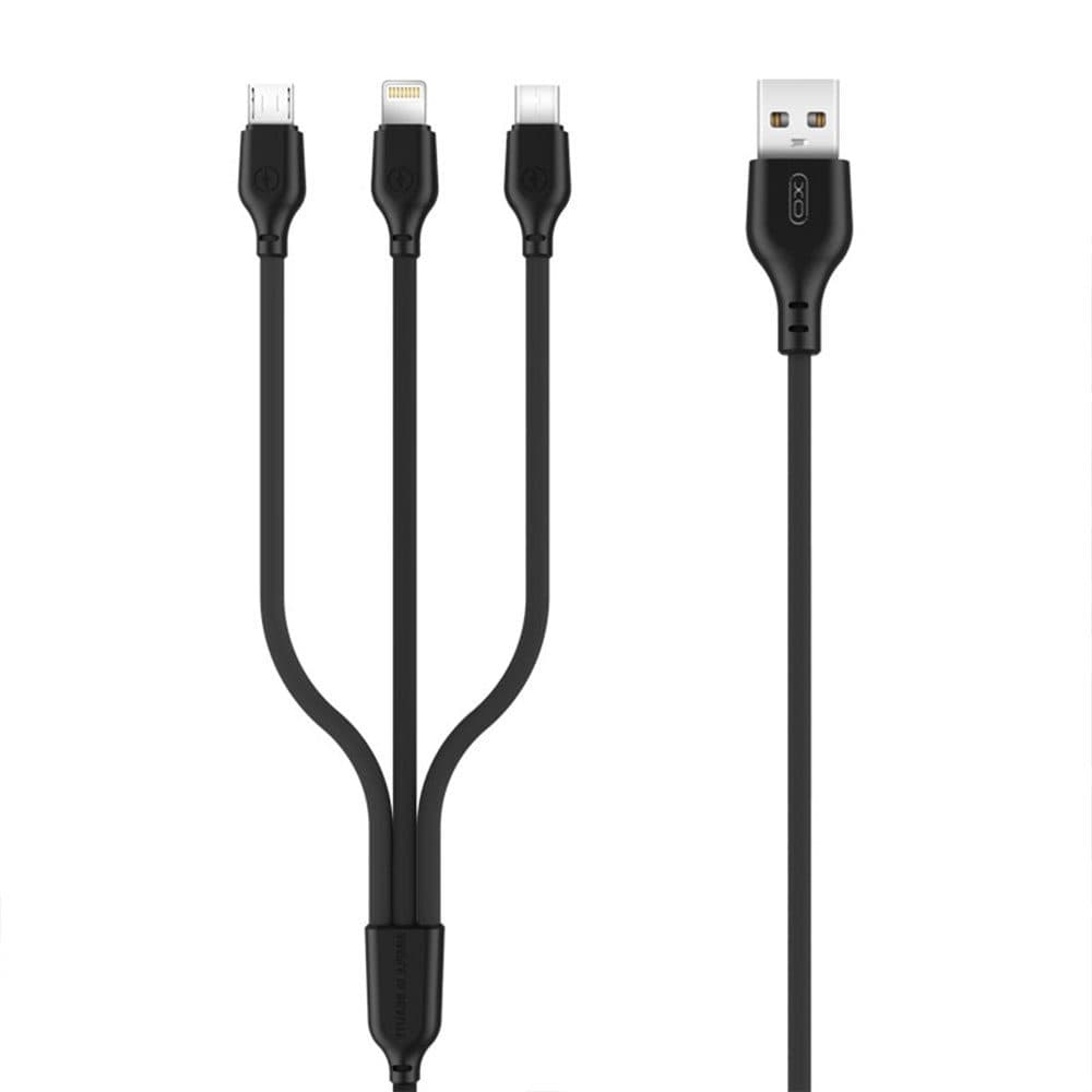 کابل شارژ ۳ در ۱ XO NB103 3 In 1 Charging Cable (Micro, Type-C Lightning) — تصویر ۷