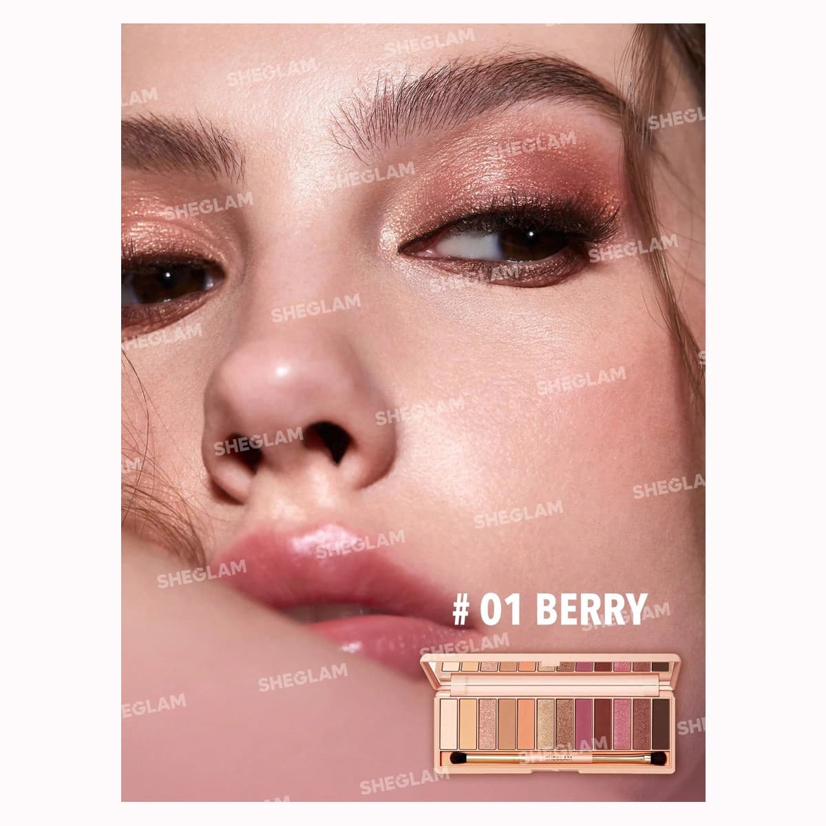 پالت سایه چشم 12 رنگ شیگلم مدل Berry — تصویر ۸