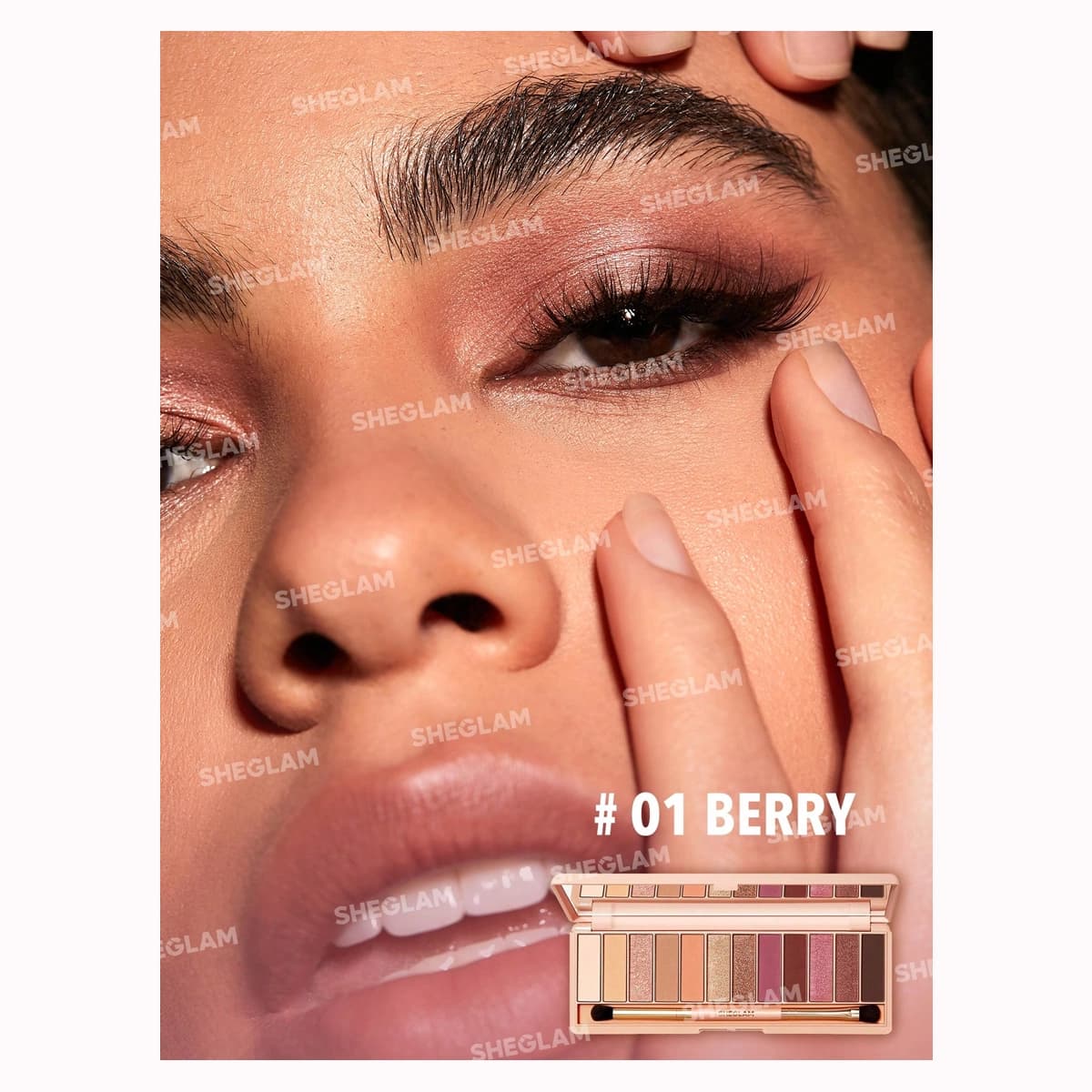 پالت سایه چشم 12 رنگ شیگلم مدل Berry — تصویر ۶