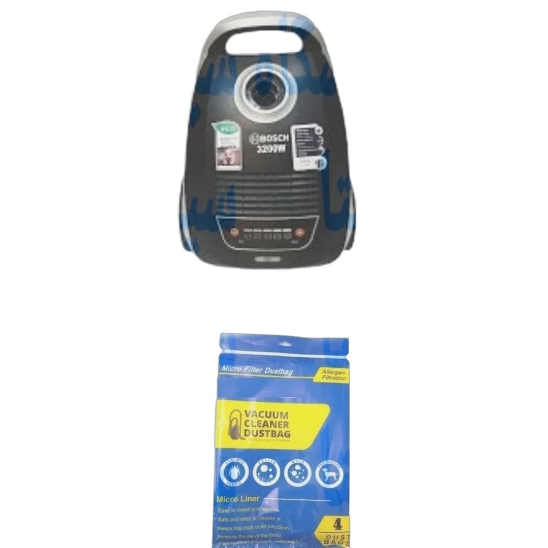 3 بسته کیسه یکبارمصرف میکروفیلتری جاروبرقی بوش 3600 اورجینال شرکتی BOSCH اصل