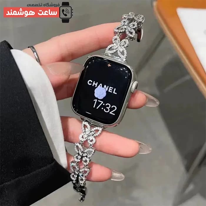 بند اپل واچ دیاموند پروانه 3 کد 20670 — تصویر ۸