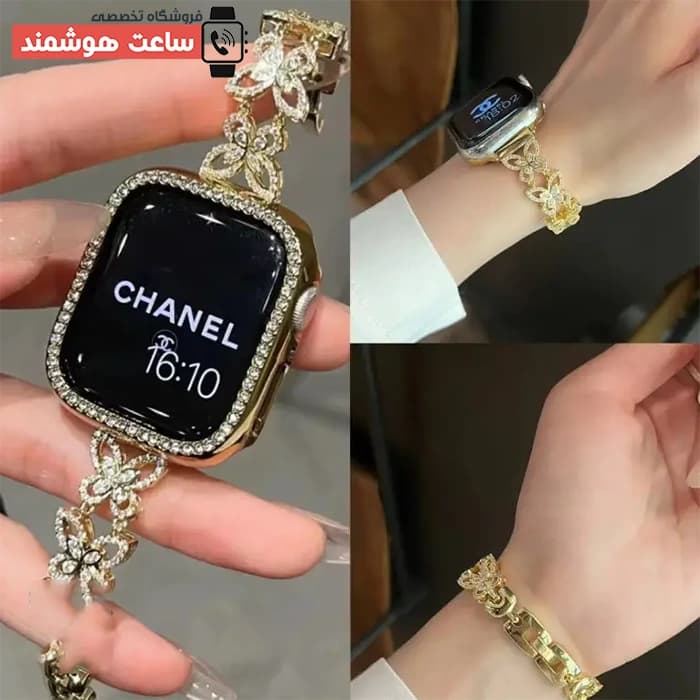 بند اپل واچ دیاموند پروانه 3 کد 20670 — تصویر ۵